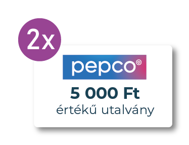 5000 Ft értékű Pepco utalvány